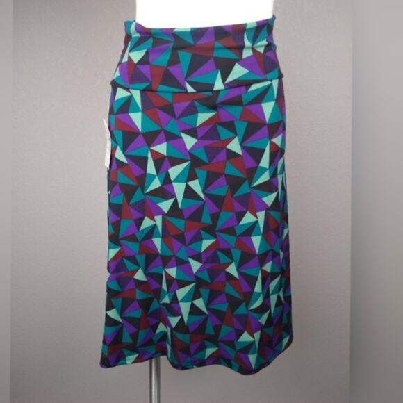 Lularoe Azure geometric print skirt size XS NWT - Picture 4 of 12